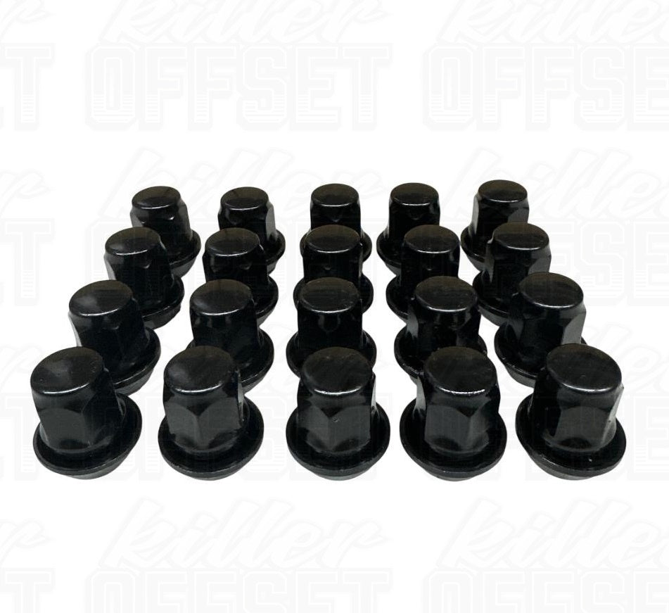 Killer Offset® M12x1.5mm Black Ford OE Replacement Wheel Nuts